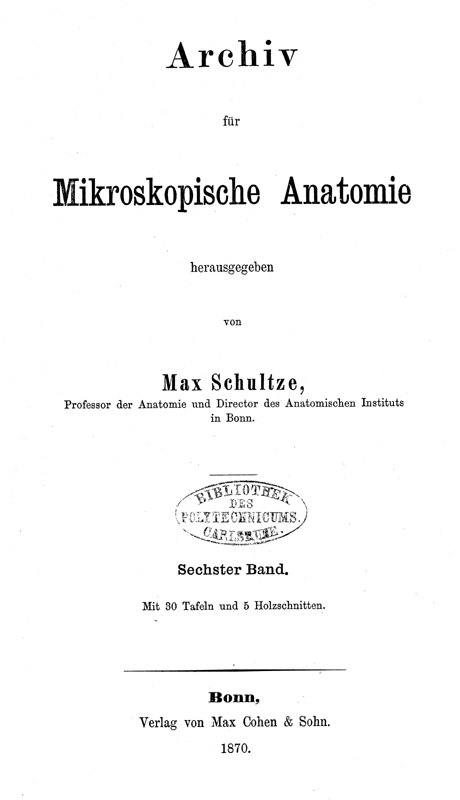 Carl Zeiss: Ein neues Präparir-Mikroskop. Archiv für Mikroskopische Anatomie; VI, 1870, 234-236