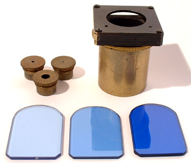 E.Hartnack & A.Prazmowski # 12498: Zylinderblende mit Blaufilter