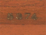 Mikroskop E. Hartnack 5374: Seriennummer