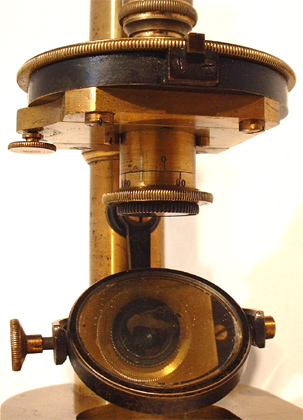 Frühes Polarisationsmikroskop E.Hartnack & Co.: Signatur