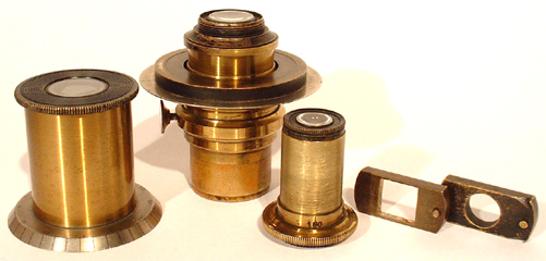 Frühes Polarisationsmikroskop E.Hartnack & Co.: Polarisationsoptik