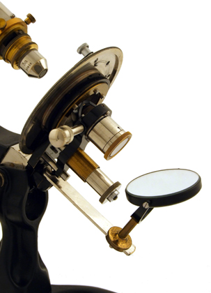 Petrographisches Mikroskop von Carl Leiss Berlin-Steglitz, No. 105: Beleuchtungsapparat