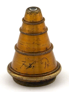 Mikroskop C. Kellners Nachfolger E. Leitz in Wetzlar No. 1164: Objektiv