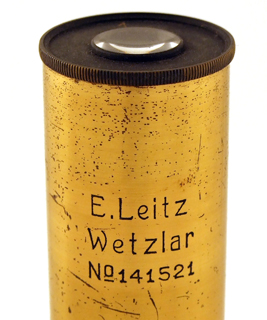 Mikroskop E. Leitz Wetzlar # 141521 Signatur