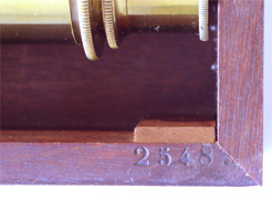 G. Oberhaeuser Paris Mikroskop #2548: Seriennummer