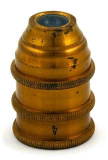 Objektiv von Mikroskop F.W. Schieck in Berlin Nr. 46831