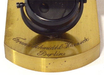 Franz Schmidt & Haensch Berlin: Kleines Mikroskop