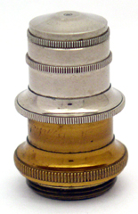 Mikroskop R. Winkel Göttingen Stativ II; Objektiv