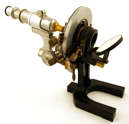 Mikroskop Carl Zeiss Jena Nr. 14161, Vorserienmodell Stativ IIa aus Aluminium