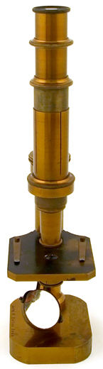 Zeiss Mikroskop aus dem Labor von J. Knechtel, dem Freund von Robert Koch in Wollstein