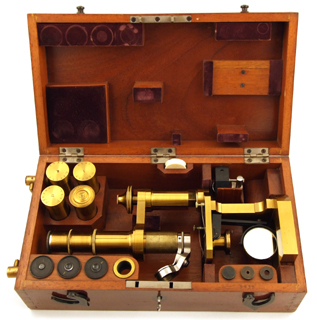 Mikroskop Stativ Vb, Carl Zeiss Jena Nr. 5657 im Kasten