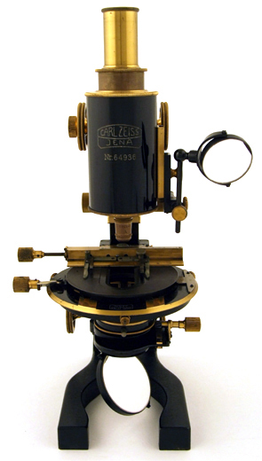 Carl Zeiss Jena Mikroskop Stativ IS von 1914