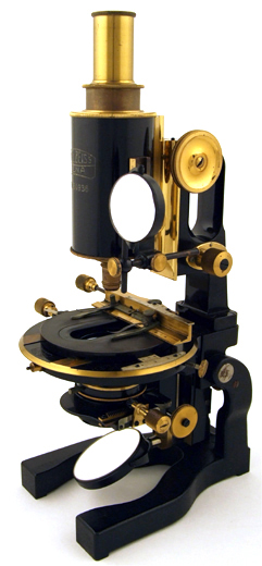 Carl Zeiss Jena Mikroskop Stativ IS von 1914