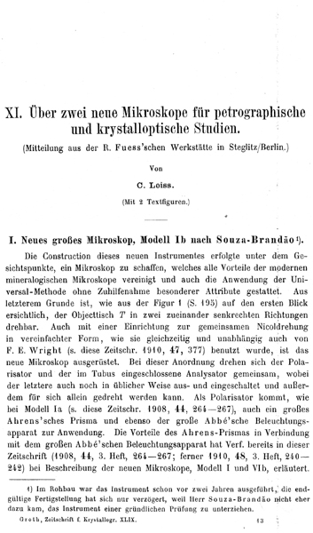 Zeitschrift fr Krystallographie und Mineralogie