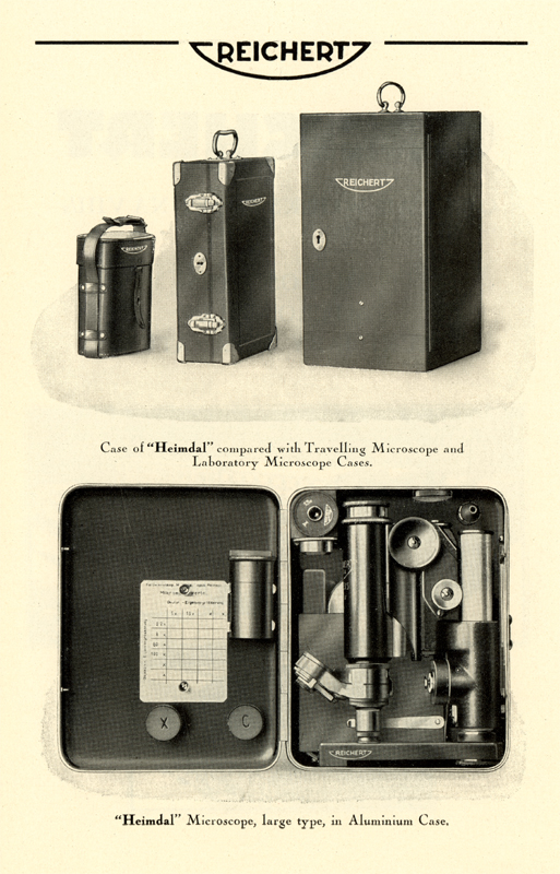 C. Reichert Optical Works / Vienna: "Heimdal" after Reisch; Mikro 205e; Wien ca. 1928