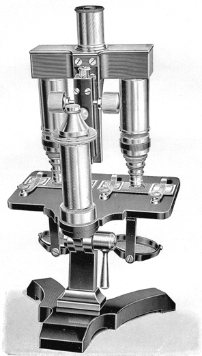 Seibert: Vergleichsmikroskop nach Thörner; Abb. aus: W. & H. Seibert Optisches Institut G.m.b.H.: Preis-Verzeichnis der Mikroskope und mikroskopischen Hilfs-Apparate Nr. 39; Wetzlar 1915 