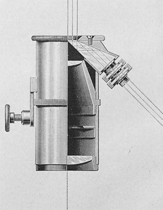 Zeichenokular aus: Das Mikroskop und seine Nebenapparate; Handbuch der mikroskopischen Technik Band I; Hanns Günther; 1. Auflage; Franckh'sche Verlagsbuchhandlung; Stuttgart; 1917  